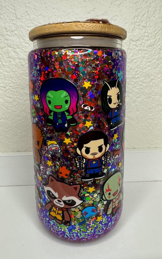 GG 12oz Snowglobe Glass Tumbler