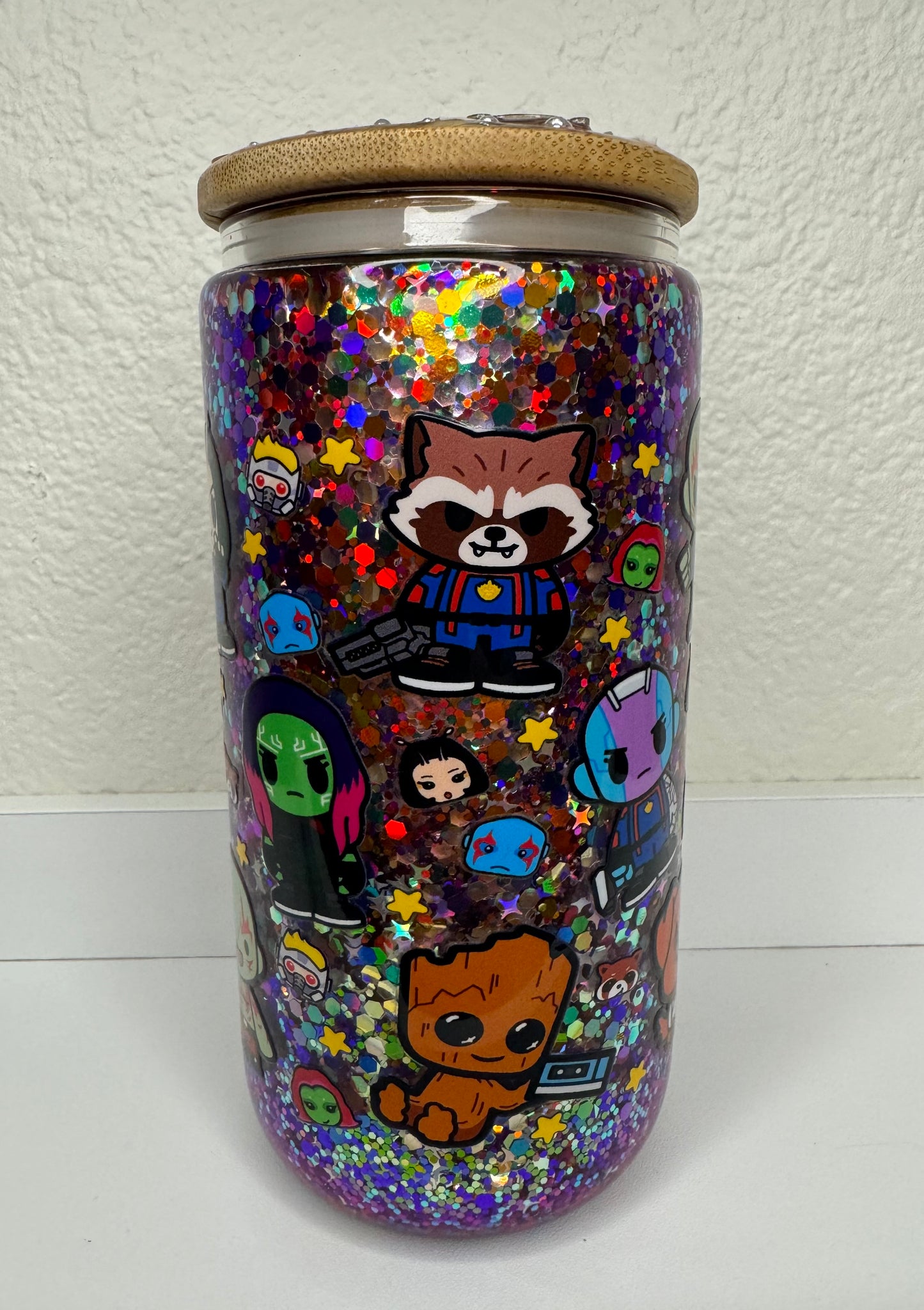 GG 12oz Snowglobe Glass Tumbler