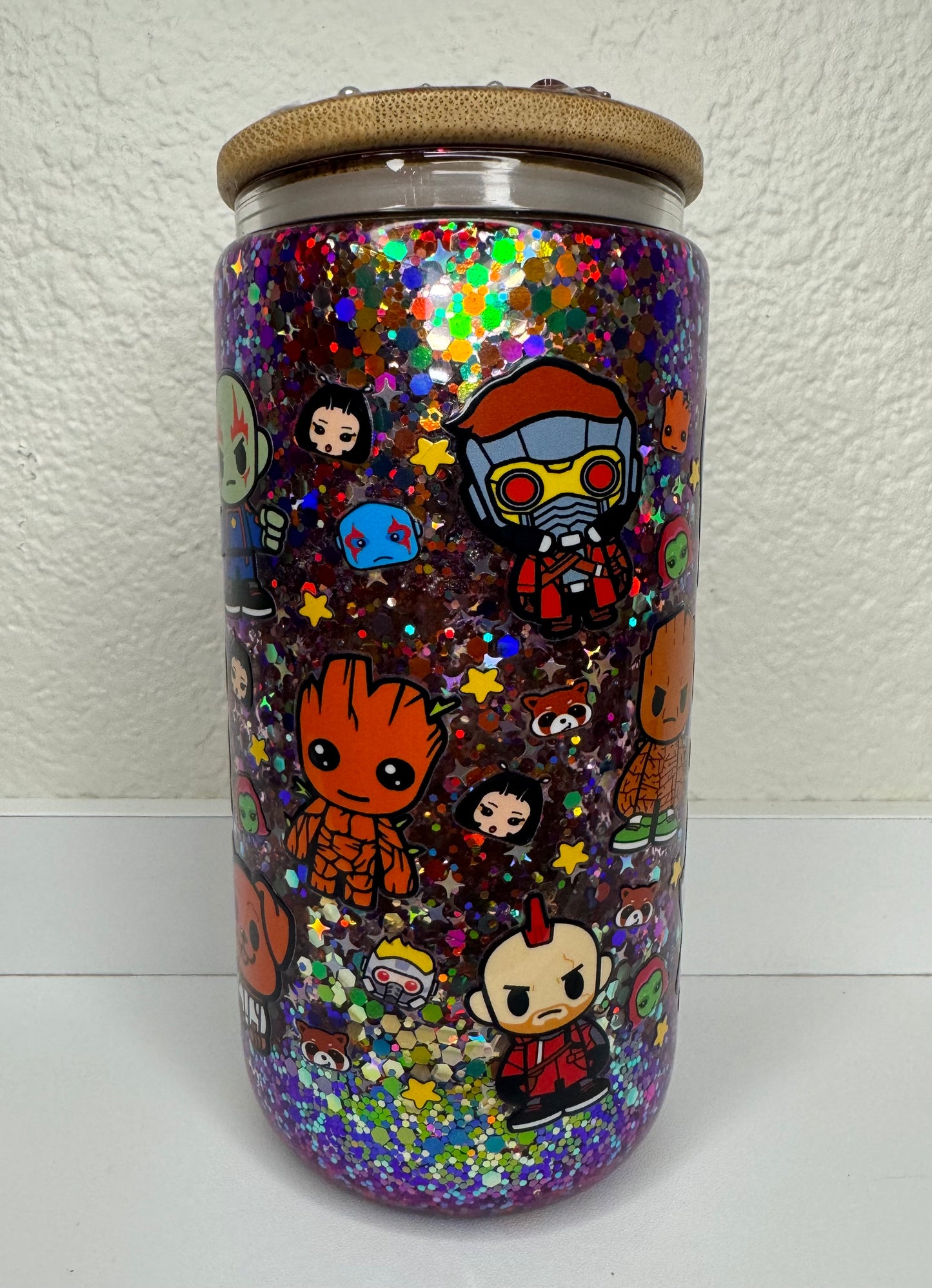 GG 12oz Snowglobe Glass Tumbler