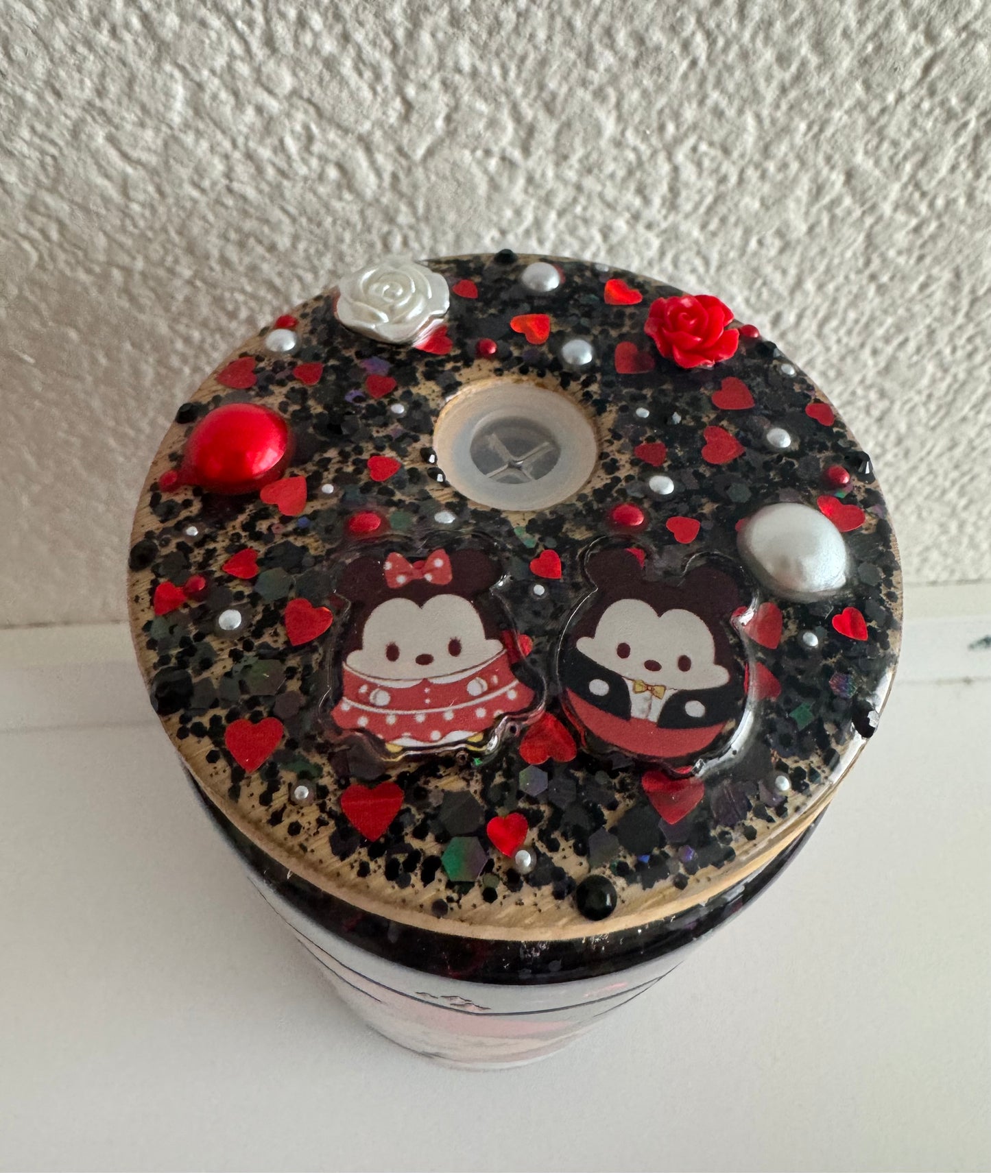 Mouse 12oz Snowglobe Glass Tumbler