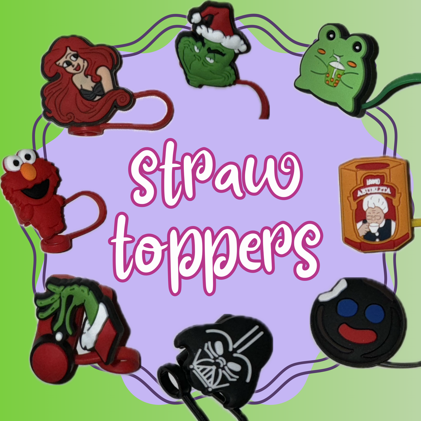 STRAW TOPPER