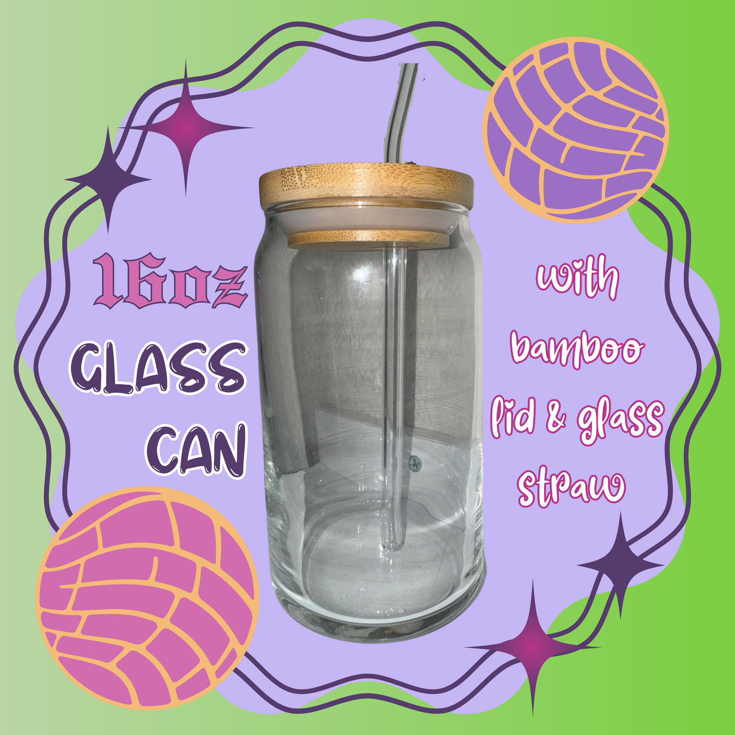 16oz Libbey Glass Can
